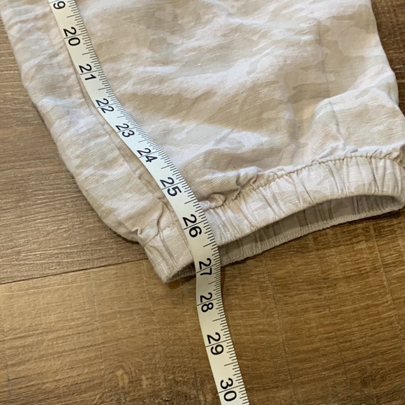 ATHLETA Neutral Camo Cabo Linen Joggers - sz 18 - Picture 11 of 14